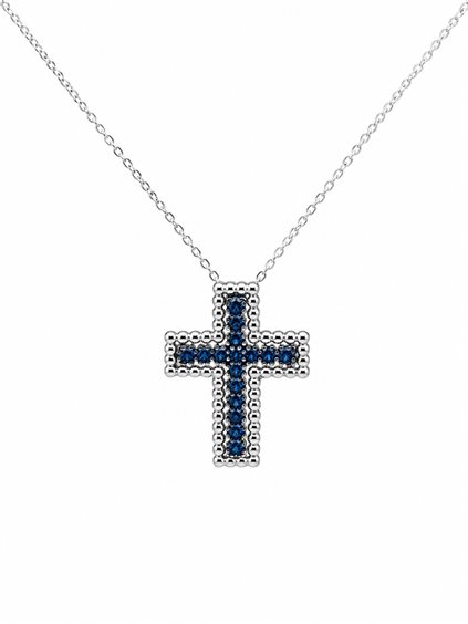 Necklace Comete Woman Croci in Gold Zaffiro 0.28 Ct GLB 944 - GLB 944